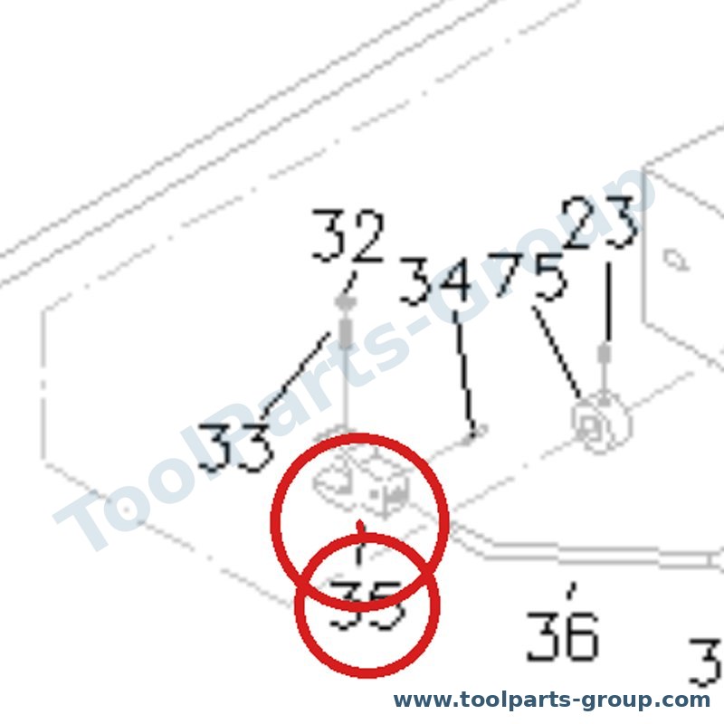 JET 01-086/6 – Ersatzteil – Fork Pos. 35 für GH-1440W, GH-1440