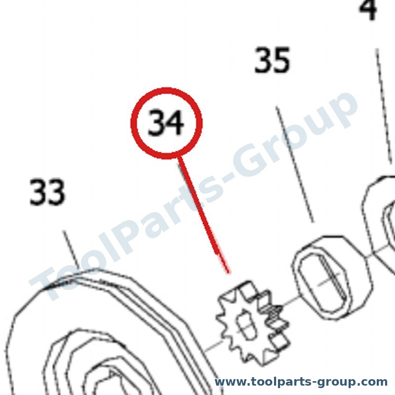 JET 1011 – Ersatzteil – Zahnrad 40T für BD-920