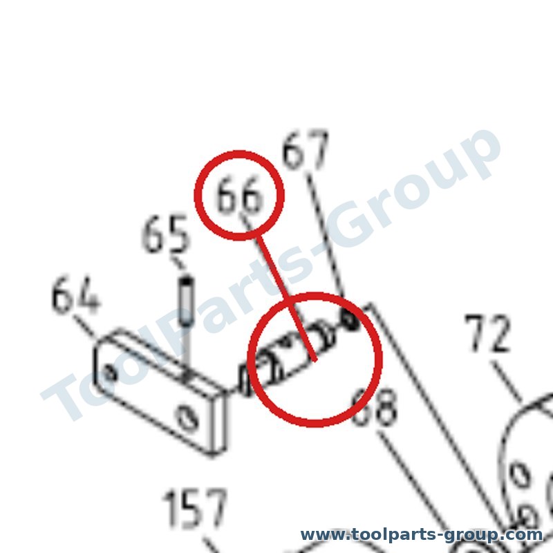 JET 11-09 – Ersatzteil – Brake Actuator Welle für GH-1440K