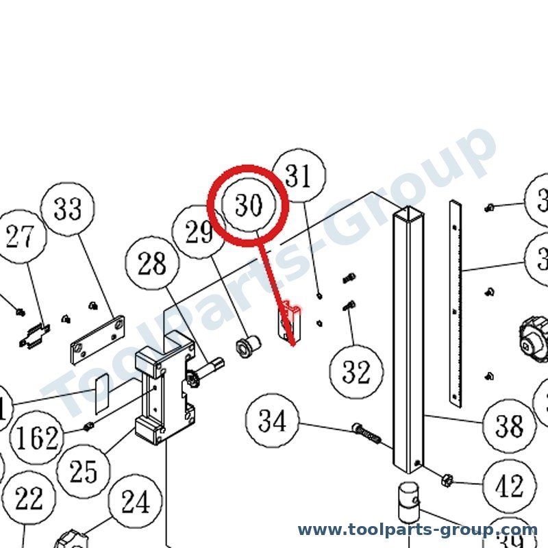 JET 130016 – Ersatzteil – Zahnrad Fixed 5JWBS-14Q) für JWBS-14Q