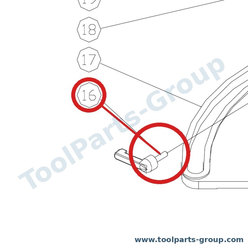 JET 200414 – Ersatzteil – Locking Griff M6X22 für JTS-250