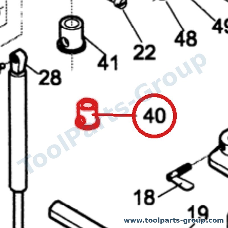 JET 23011033 – Ersatzteil – Buchse 5/8 für JBM-5