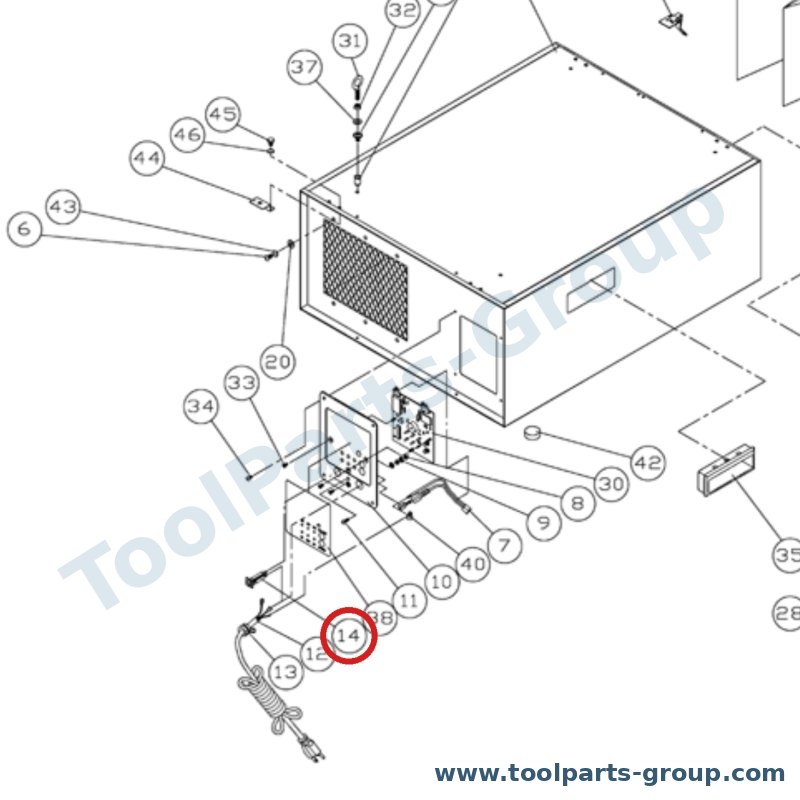 JET 330075 – Ersatzteil – THERMO Schalter für AFS1000B, AFS-1000B