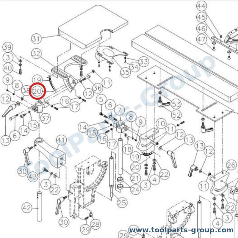 JET 80S-320 – Ersatzteil – Rivet Pos. 20 für 80S