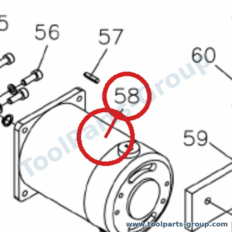 JET BD3-058 – Ersatzteil – DC Motor Pos. 58 für BD-3