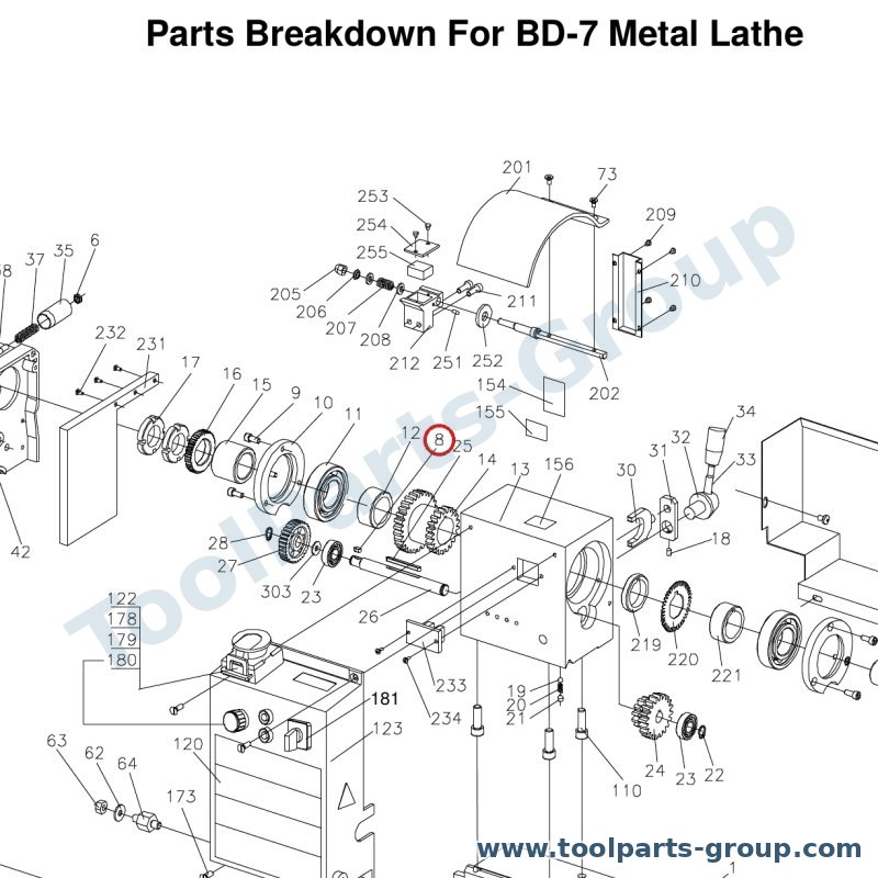 JET BD7-008 – Ersatzteil – Passfeder 4X8 für BD-7