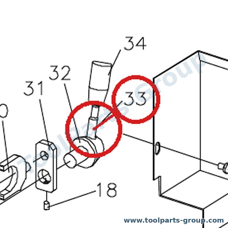 JET BD7-033 – Ersatzteil – Shift Hebel Pos. 33 für BD-7