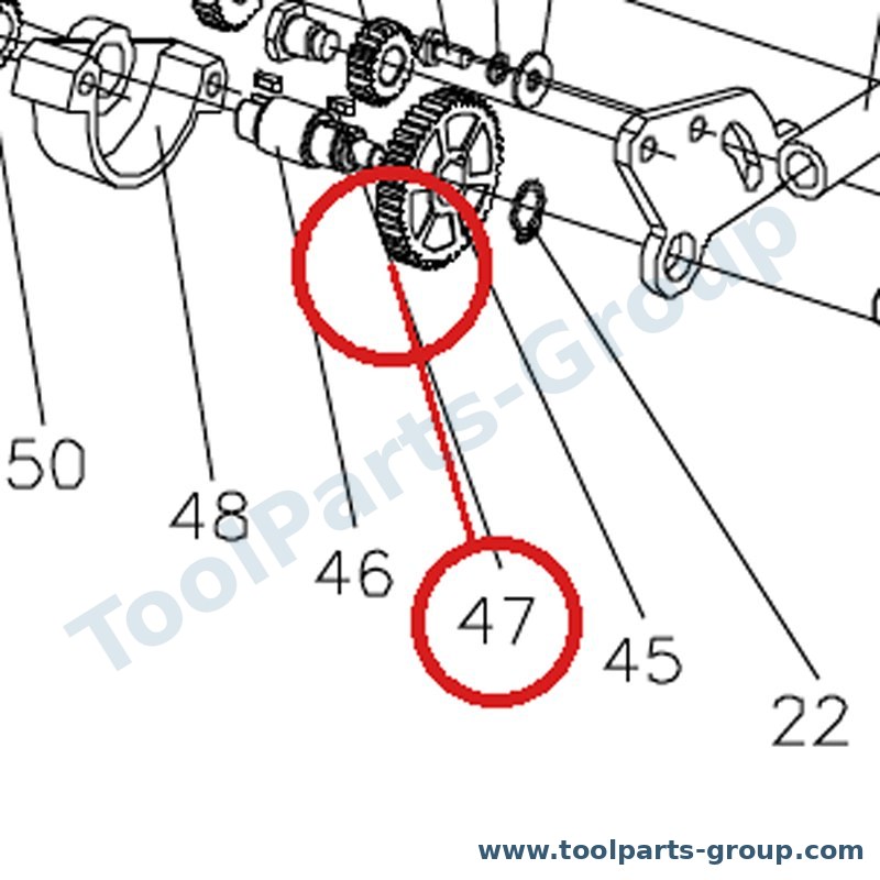 JET BD7-047 – Ersatzteil – Parallel Passfeder Pos. 47 für BD-7