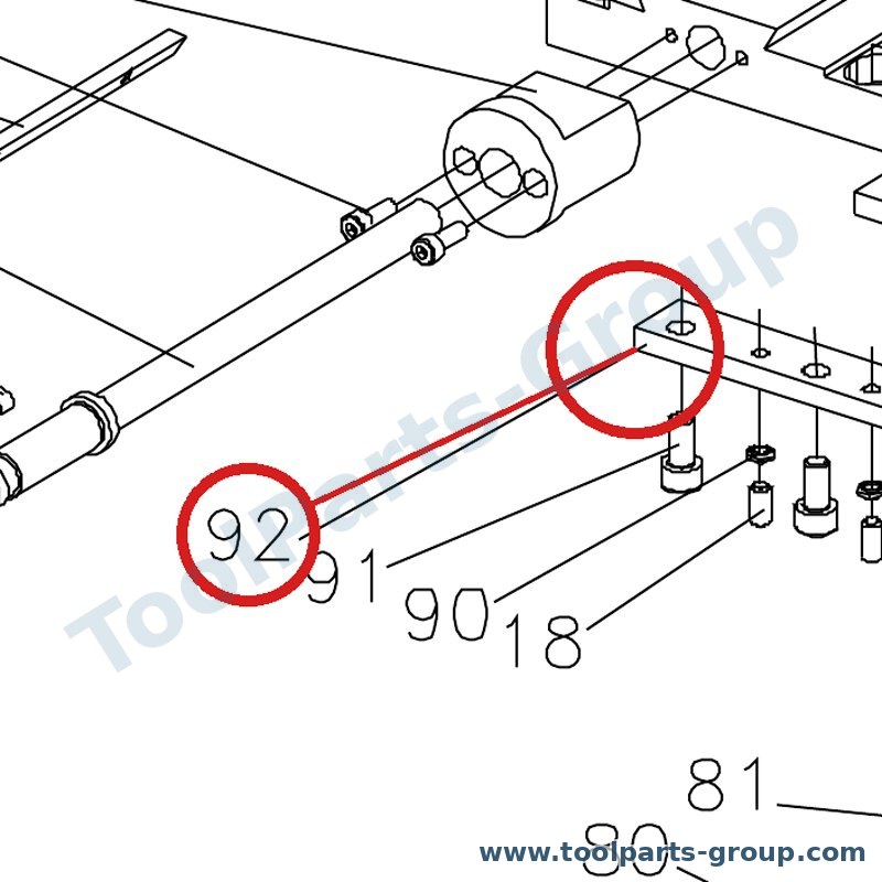 JET BD7-092 – Ersatzteil – Slideplate für BD-7, BD-07