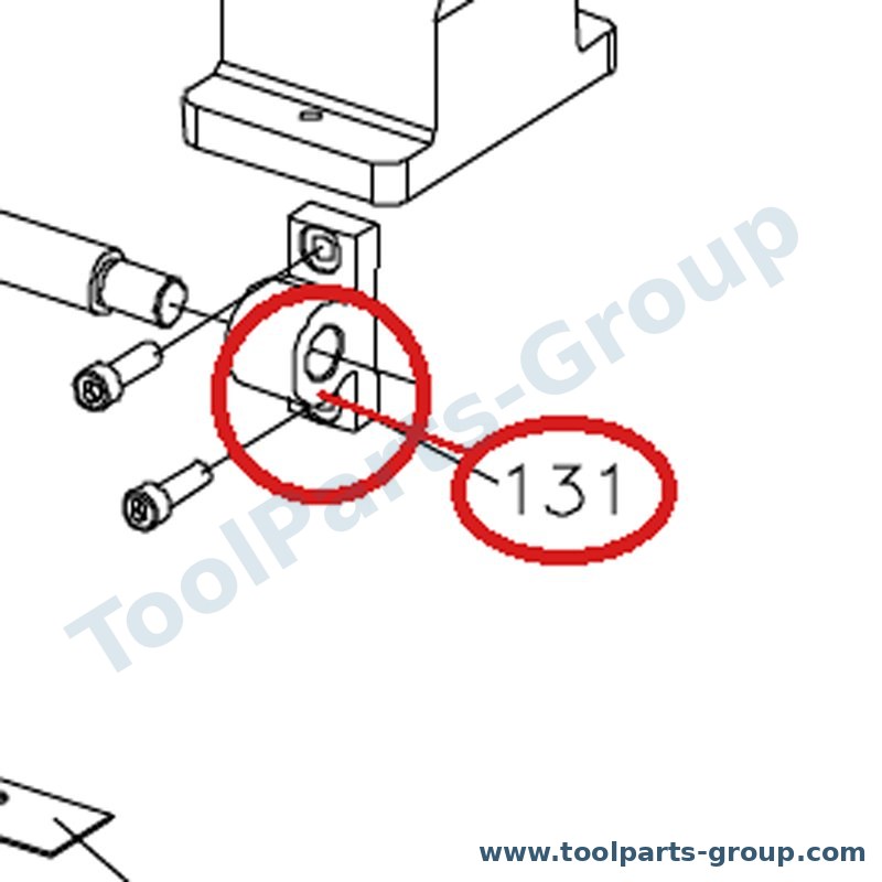 JET BD7-131 – Ersatzteil – Halterung Pos. 131 für BD-7