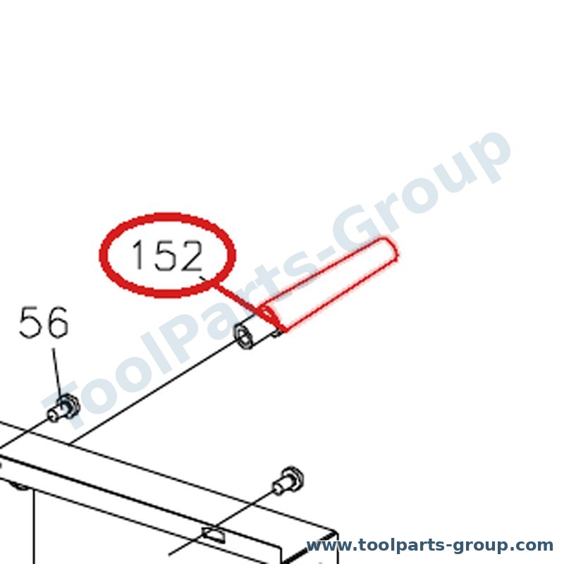 JET BD7-152 – Ersatzteil – Kabel Gland Pos. 152 für BD-7