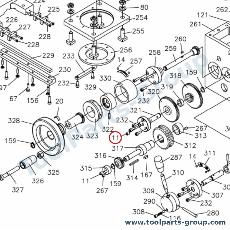 JET BD8-011 – Ersatzteil – Öl Cup Pos. 11 für BD-8
