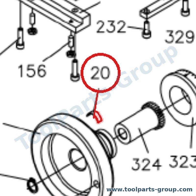 JET BD8-020 – Ersatzteil – Feder Pos. 20 für BD-8, BD_8