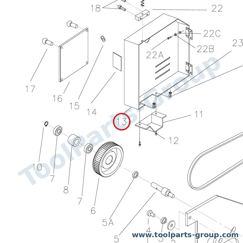 JET BD920W-0007 – Ersatzteil – Abdeckung für BD-920