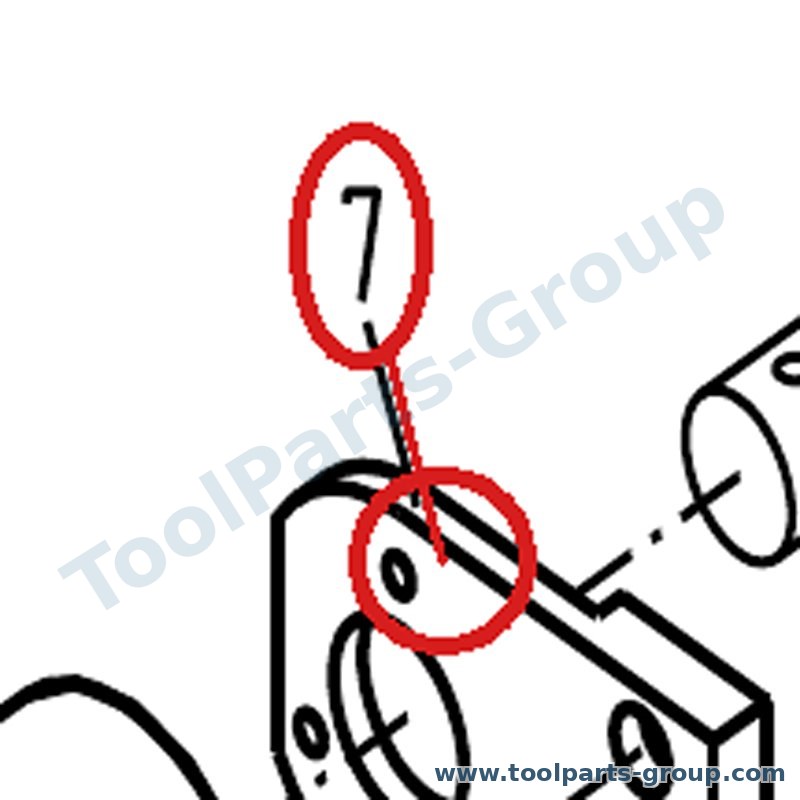 JET C0632A-14101 – Ersatzteil – links Big End Flansch Halterung für GHB-1330/1340, GHB-1330
