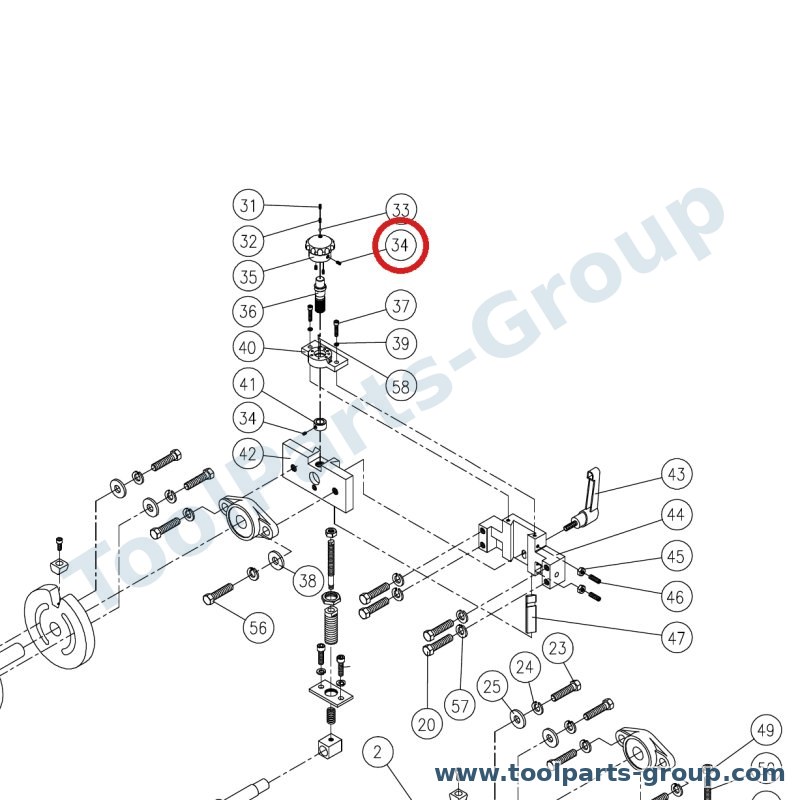 JET DDS225-134 – Ersatzteil – Socket Satz Screws für DDS-225, DDS-237