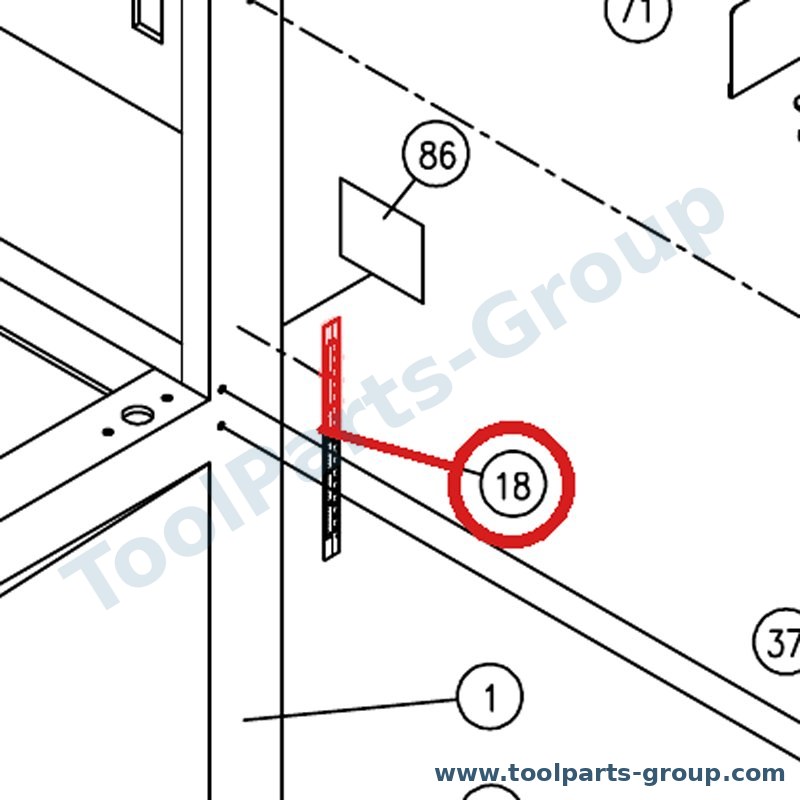 JET DDS225-318E – Ersatzteil – Skala (Metric) DDS225 für DDS-225, DDS-237