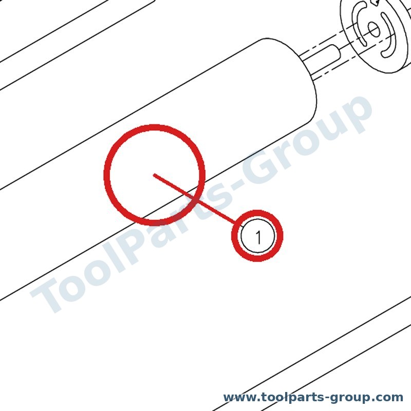 JET DDS237-101B – Ersatzteil – hinten Drum (Text) für DDS-237