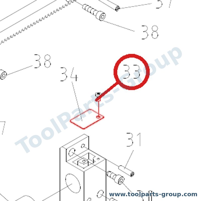 JET GB70 – Ersatzteil – Hex Socket Zylinderschraube M6X16 für GH-26...ZH