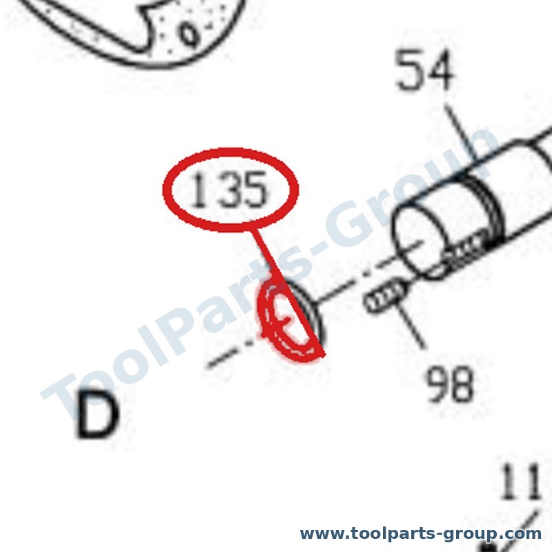 JET GHB1340-135 – Ersatzteil – O-Ring Pos. 135 für GHB-1330/GHB-1340A, GHB-1330, GHB-1340A