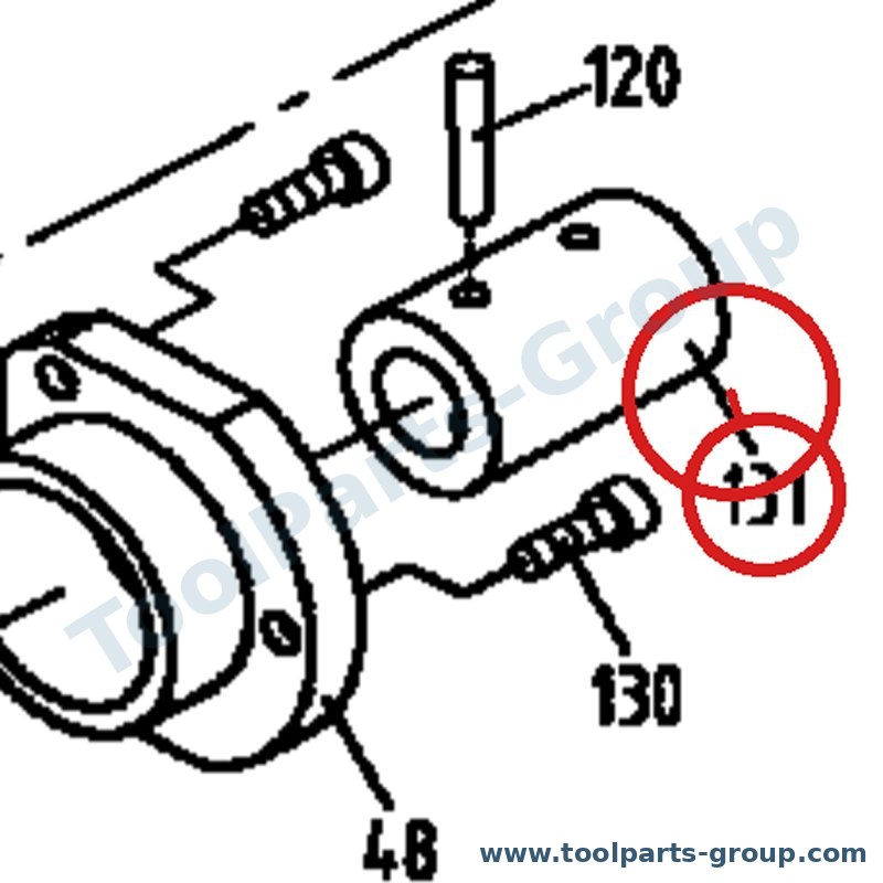 JET GHB1340A-05712 – Ersatzteil – Manchon De Raccordement für GHB-1330, GHB-1340A