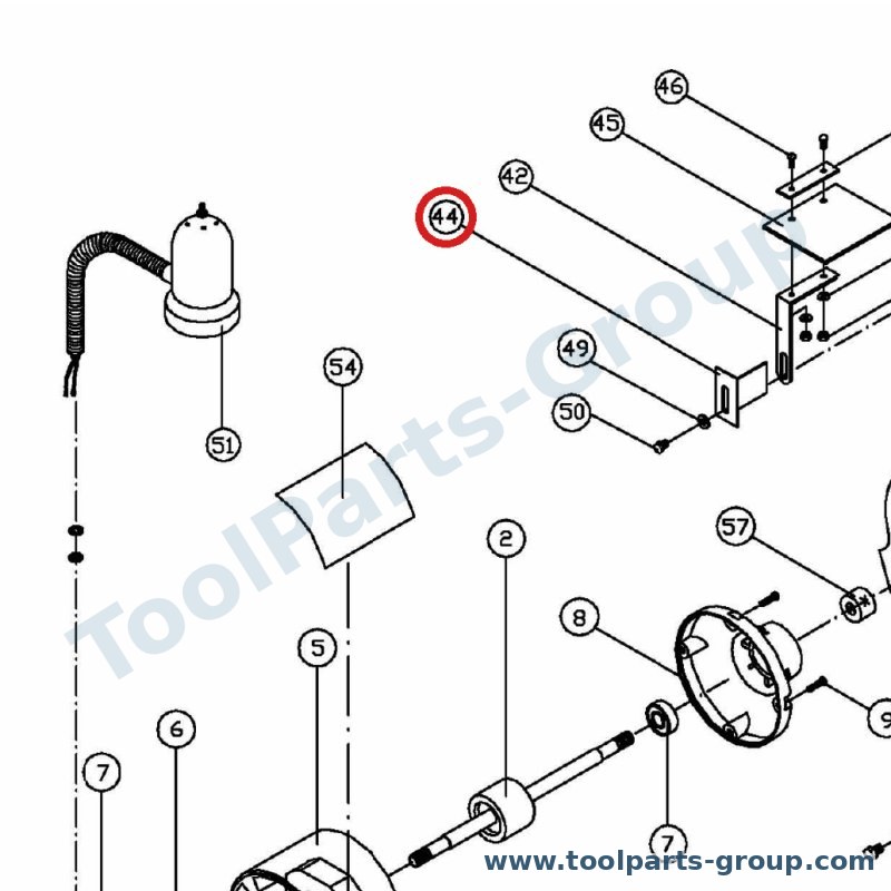 JET JBG150-44 – Ersatzteil – Spak Arrestor (rechts) für JBG-150