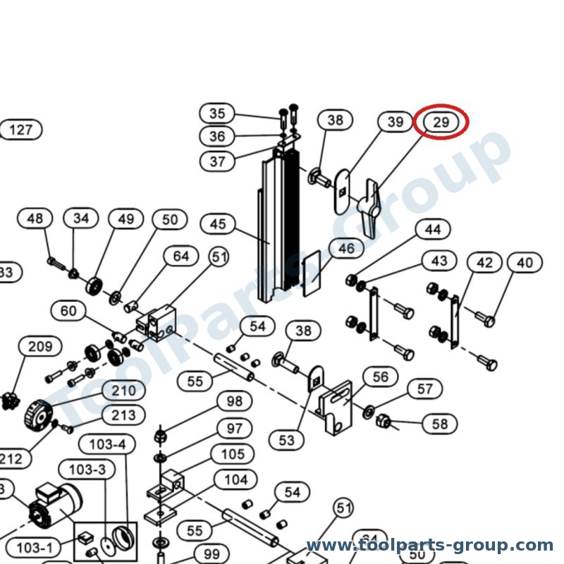 JET JBS12-030 – Ersatzteil – Door Schalter Baugruppe. Pos. 30 für JBS-12