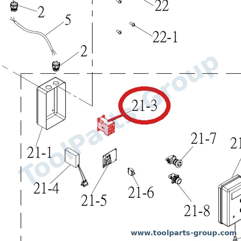 JET JCDC2-21-3 – Ersatzteil – Contactorno.21-3 für JCDC-20