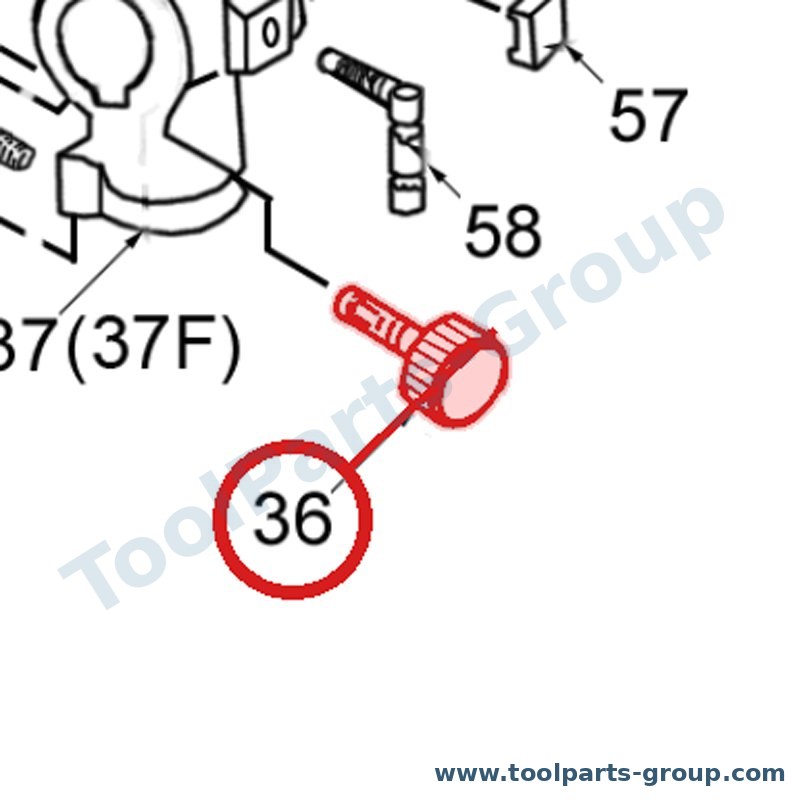 JET JDR34-036 – Ersatzteil – Oving Stange Pos. 36 für JDR-34