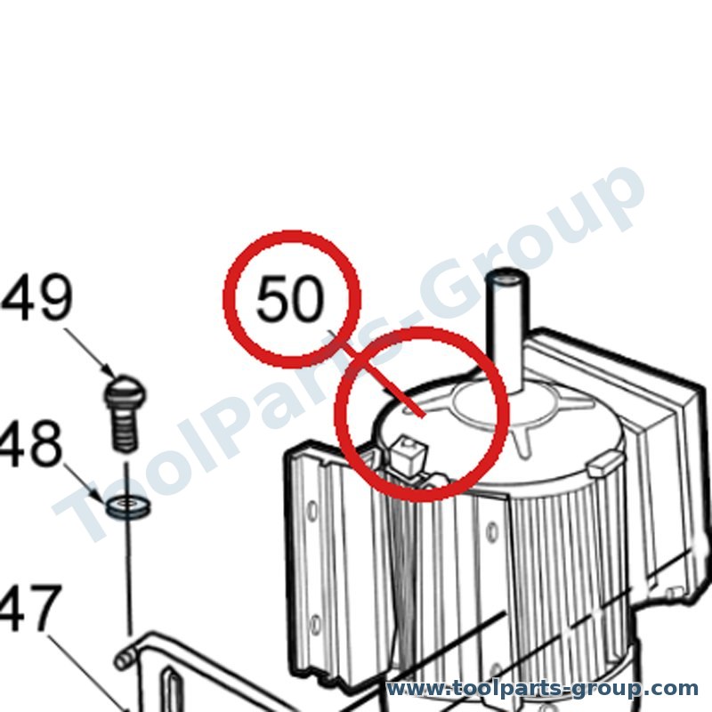 JET JDR34-050AE – Ersatzteil – MOTOR400V50HZP für JDR-34