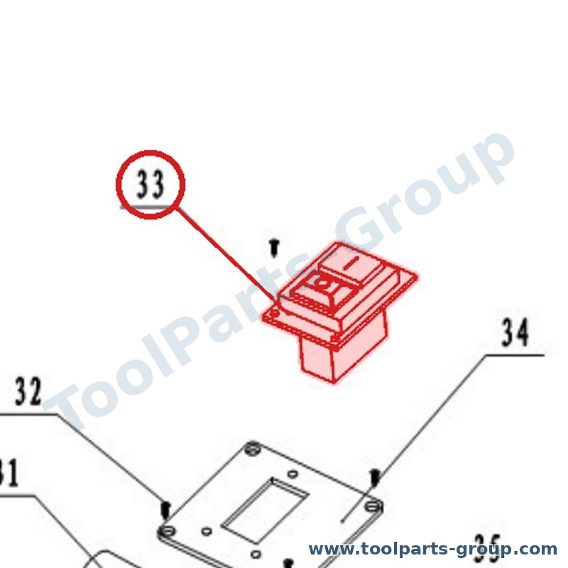 JET JDS12-033 – Ersatzteil – Magnetschalter für JDS-12X