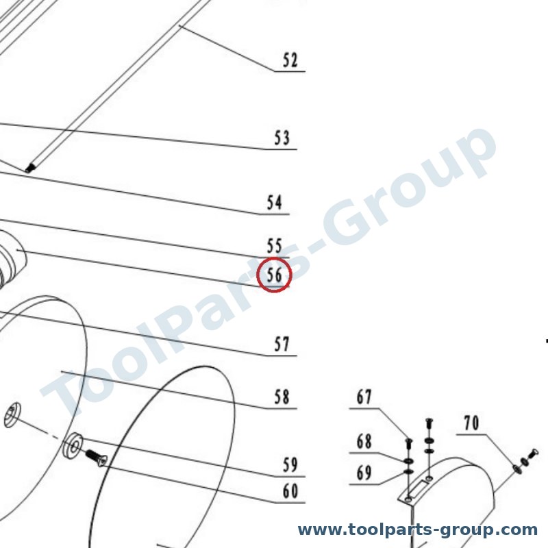 JET JDS12-056 – Ersatzteil – Dust Port für JDS-12X