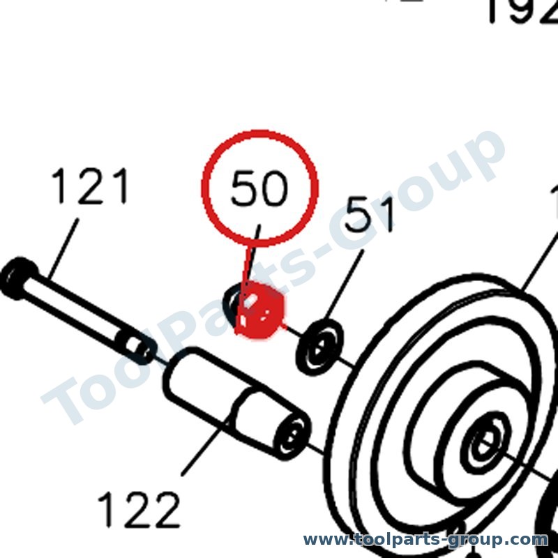 JET JMD2-050 – Ersatzteil – Kappe Mutter M10 Pos. 50 Obs Quand Stock 0 für JMD-2