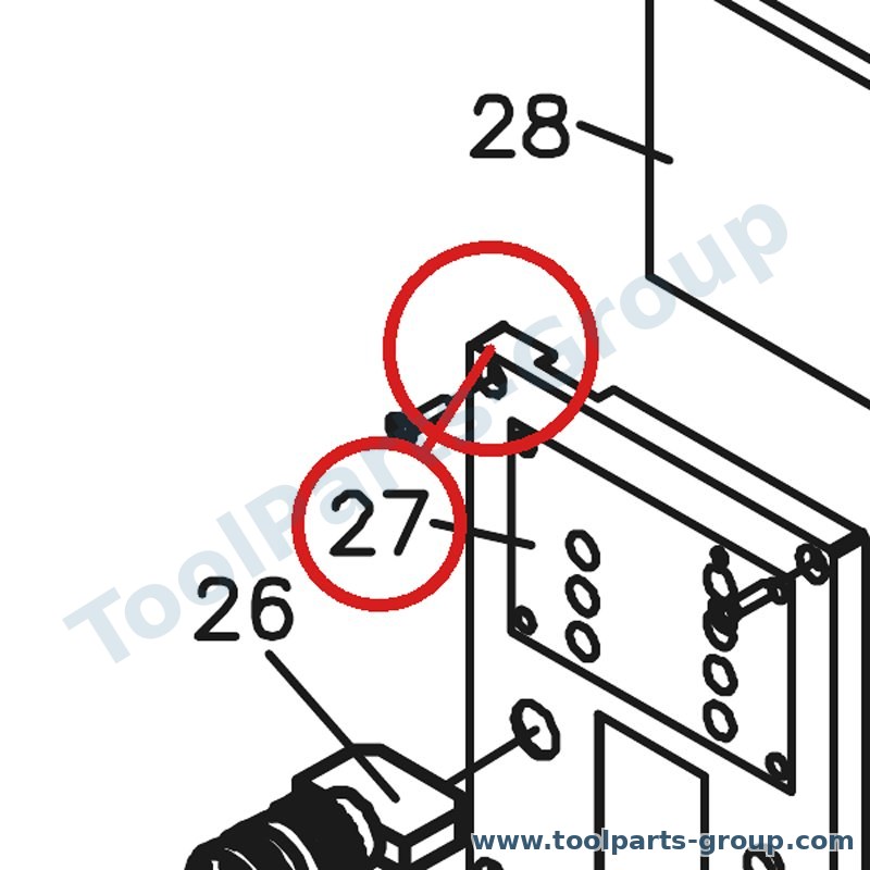 JET JMD3-027 – Ersatzteil – Touch Panel Pos. 027 für JMD-3