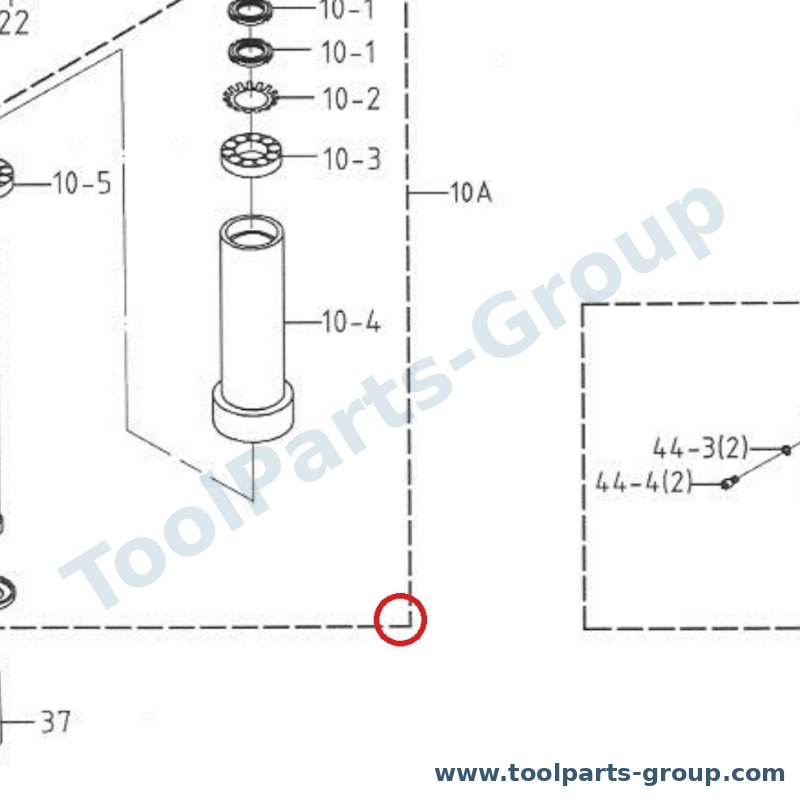 JET JMD45PF-004 – Ersatzteil – Hex.Socket Kopf Schraube M4X0.7PX6 Pos. 4+5 für JMD-45PF