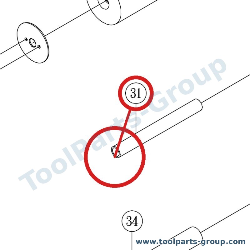 JET JOSS-S-331 – Ersatzteil – Gummi Drum für S-331