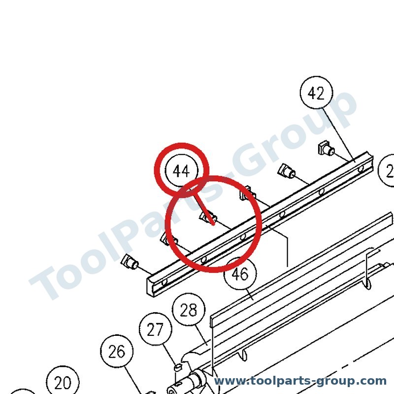 JET JPM13-244 – Ersatzteil – Hex Kappe Schraube Pos. 44 für JPM-13CS