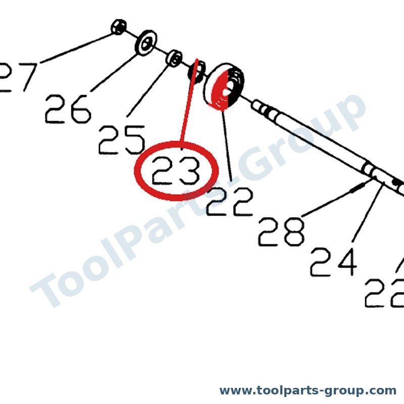JET JSG96-223 – Ersatzteil – C-Ring Pos. 23 für JSG-96