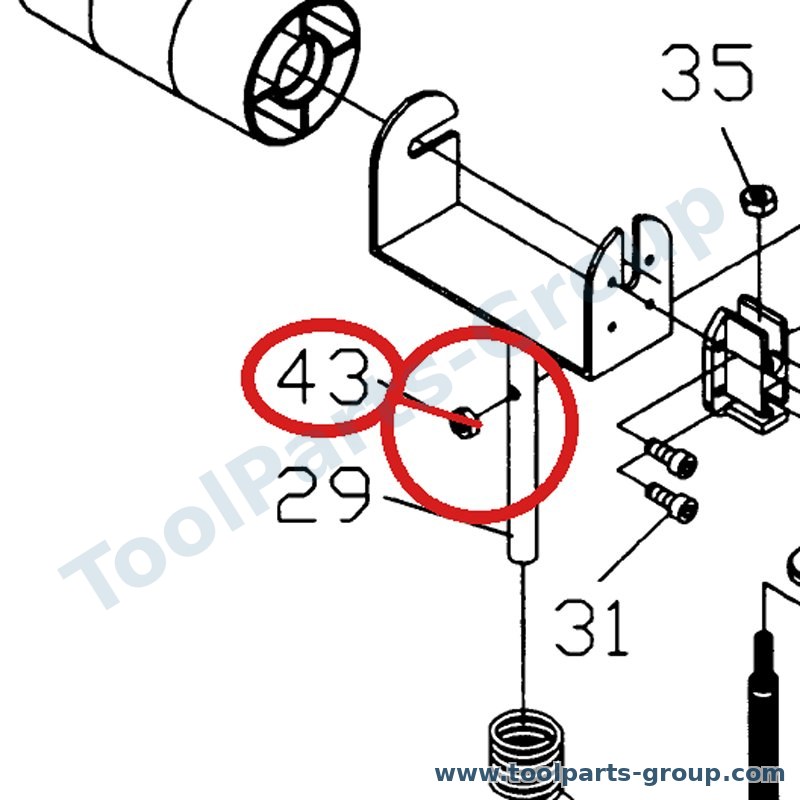 JET JSG96-243 – Ersatzteil – Verriegelung Mutter für JSG-96