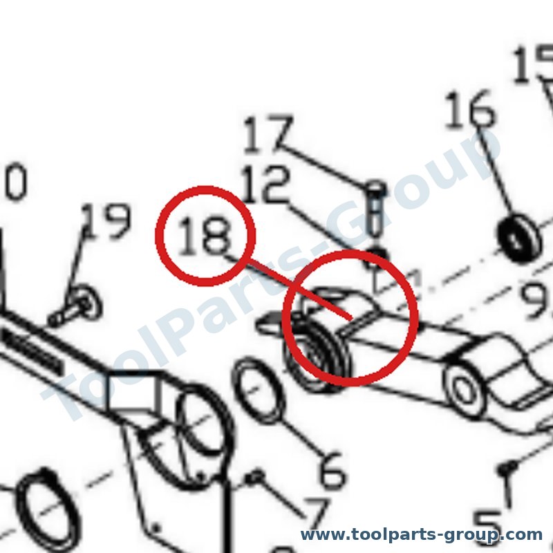 JET JTSS1500-618 – Ersatzteil – Rotate Part für JTSS-1500/1700, JTSS-1500
