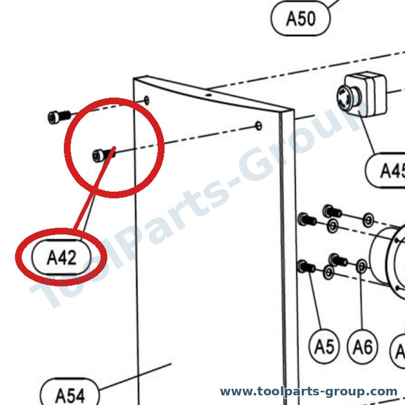 JET JTSS1600-A42 – Ersatzteil – Socket Kopf Zylinderschraube M6X16 für JTSS-1600