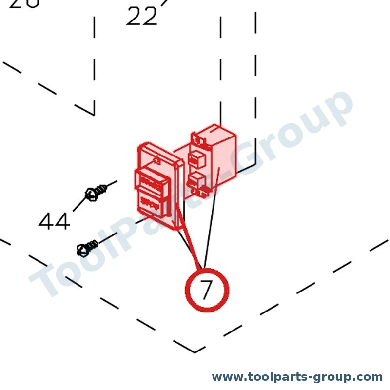 JET JWBS18-207 – Ersatzteil – Passfeder 7x7x60 unterer für JWBS-18, JWBS-16, JWBS-16X u. a.