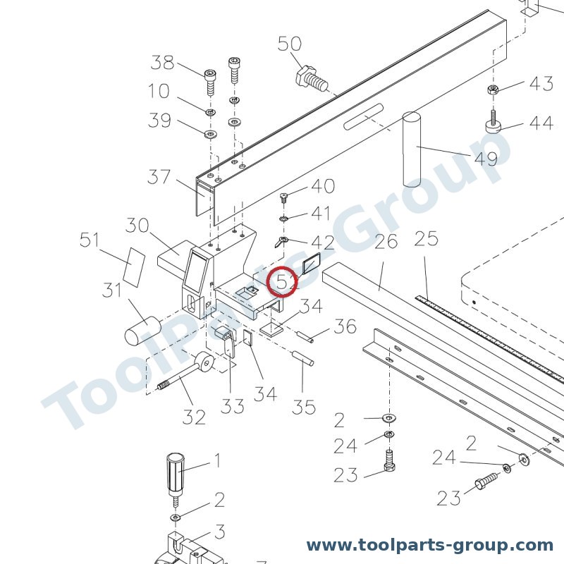 JET JWBS18-405 – Ersatzteil – Pan Kopf Schraube M6X8 für JWBS-18, JBWS-18