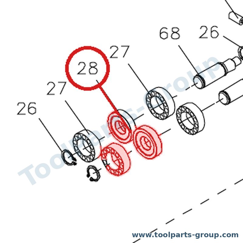 JET JWBS20-144 – Ersatzteil – Tisch Insert für JWBS18-JWBS20, JWBS-16X, JWBS-18DX u. a.