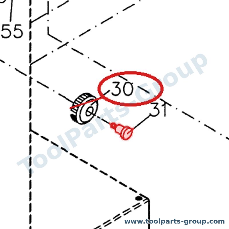 JET JWBS20-2 – Ersatzteil – Verriegelung Knopf für JWBS-16, JWBS-16X, JWBS-18DX, JWBS-18Q