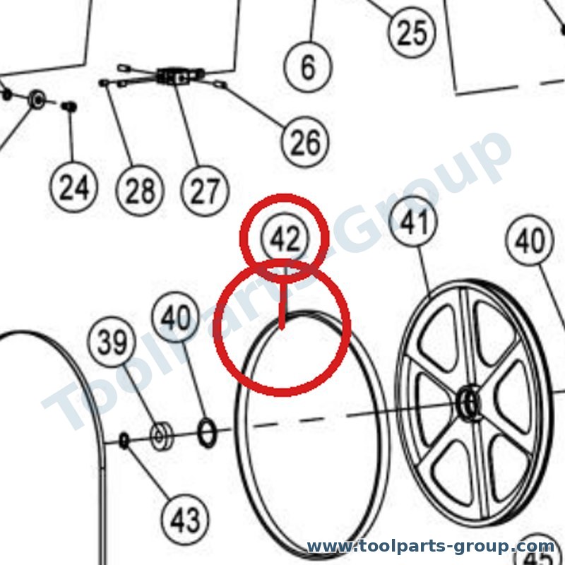 JET JWBS9X-042 – spare part