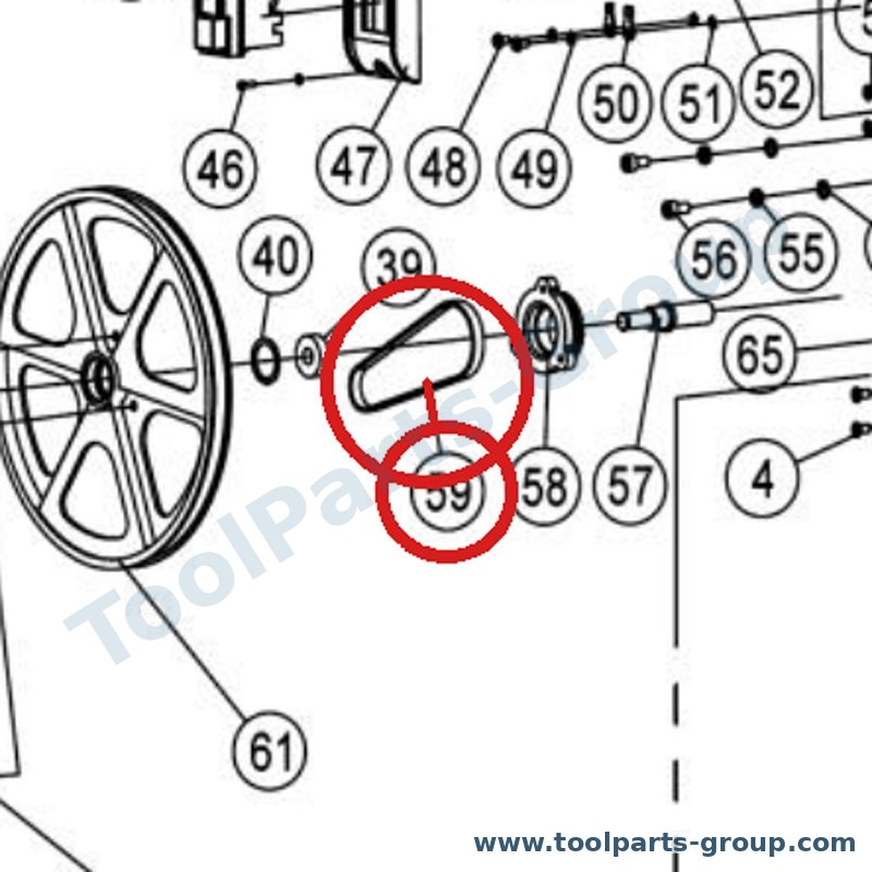JET JWBS9X-059 – spare part