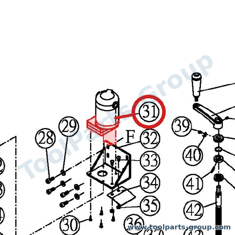 JET JWDS2244OSC-131E – Ersatzteil – Oszillationsmotor für JWDS-2244OSC