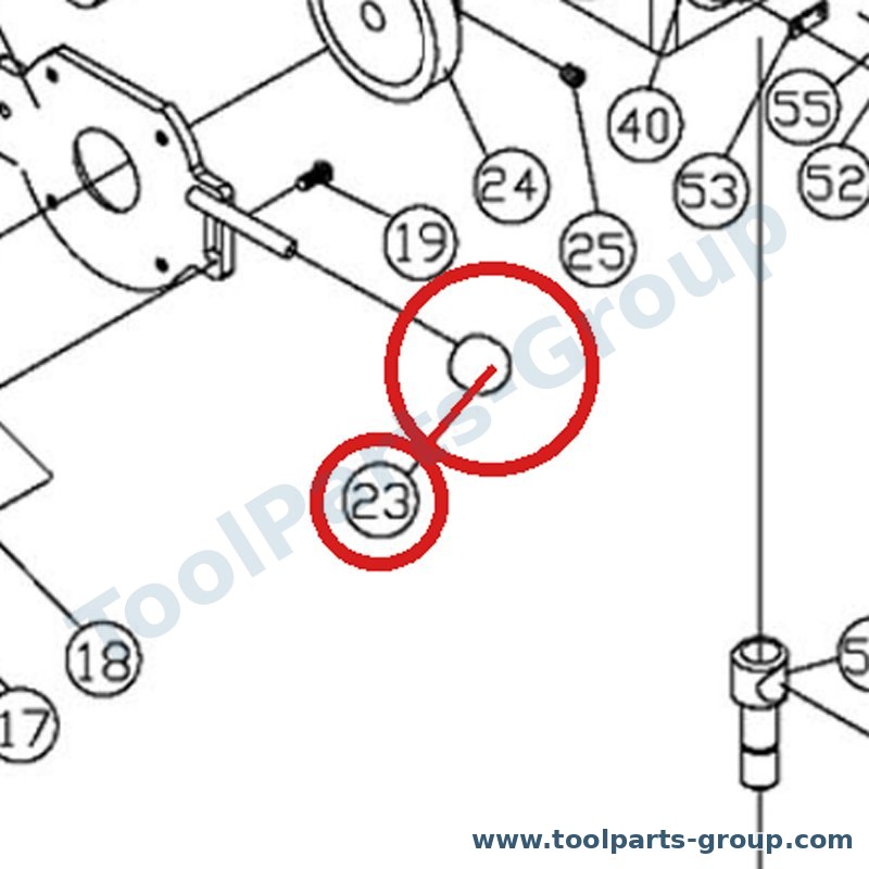 JET JWL1642-103E – Ersatzteil – Face Platte 150MM für JWL-1642