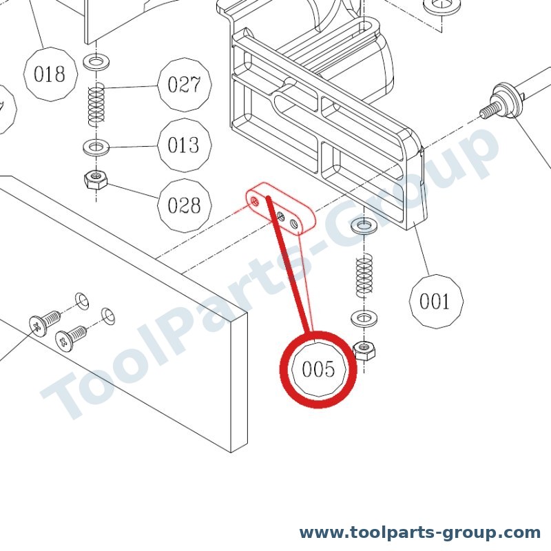 JET JWS34-05E – Ersatzteil – Slide Pos. 5 für JWS-34KX